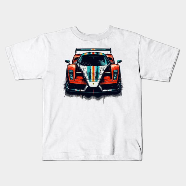 Ferrari Enzo Kids T-Shirt by Vehicles-Art